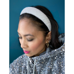 Crystal hårbøjle med similisten i sølv fra le mosch