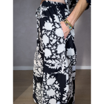 Lullu bukser i Sort Blomst fra le mosch