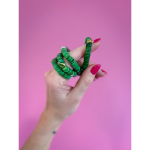 Ete Armbånd 8 mm Shell i Grøn fra le mosch