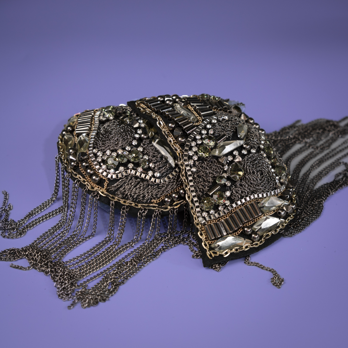 Epaulet - skulderdekoration - Iron Sort fra le mosch