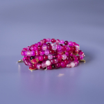 Haniel armbånd Pink agat natursten 6mm fra le mosch