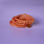 orange tigerøje natursten armbånd fra le mosch