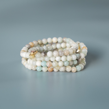 Mix amazonit natursten armbånd fra le mosch