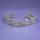 Tatiana halskæde i Forsølvet fra le mosch