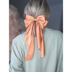 Bea sløjfe hårspænde i peach fra le mosch