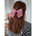 Nicoline sløjfe hårspænde i Pudder fra le mosch