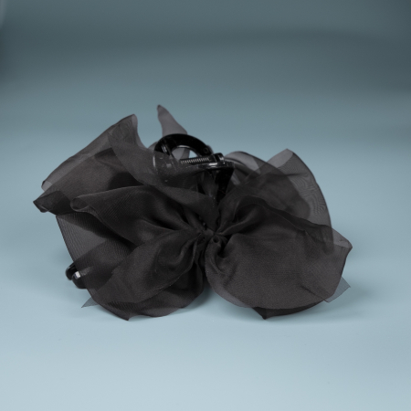 Tony hårklemme i Sort organza fra le mosch