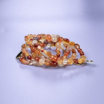 Cuba lucky armbånd i Rød Aventurin fra le mosch Cuba lucky armbånd i Rød Aventurin fra le mosch