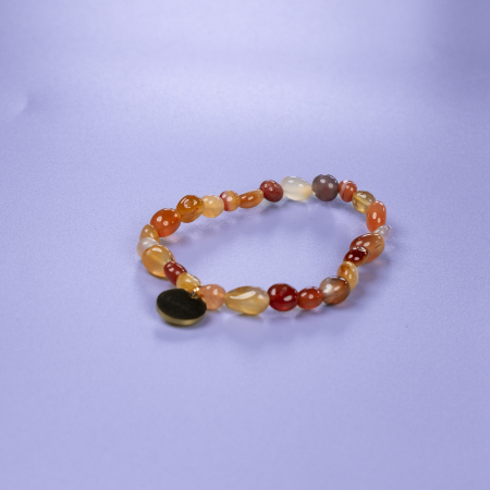 Cuba lucky armbånd i Rød Aventurin fra le mosch