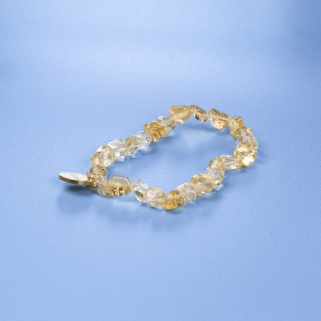 Cuba lucky armbånd i Gul Citrin fra le mosch