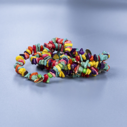 Lucky armbånd i Mix natursten fra le mosch