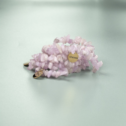 Lucky naturstensarmbånd i Kunzit Lilla fra le mosch