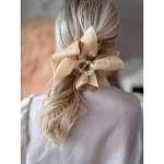 Tony hårklemme i Khaki organza fra le mosch