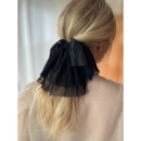 Tulle sløjfe hårspænde i Sort fra le mosch Tulle sløjfe hårspænde i Sort fra le mosch