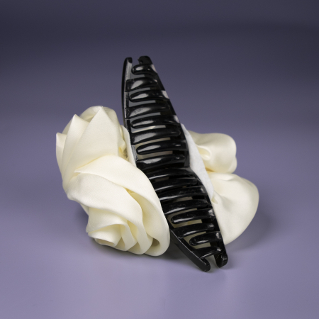 Duo Rose hårklemme i creme fra le mosch