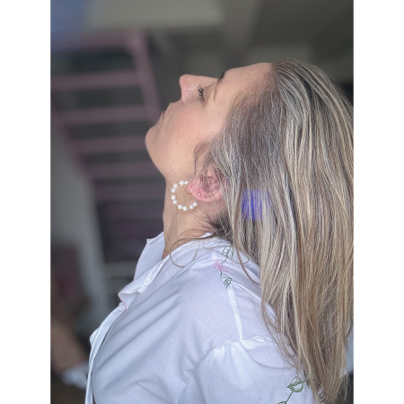 Grace Hoops med Ferskvandsperler fra le mosch