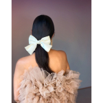 Kylie sløjfe hårspænde i creme fra le mosch