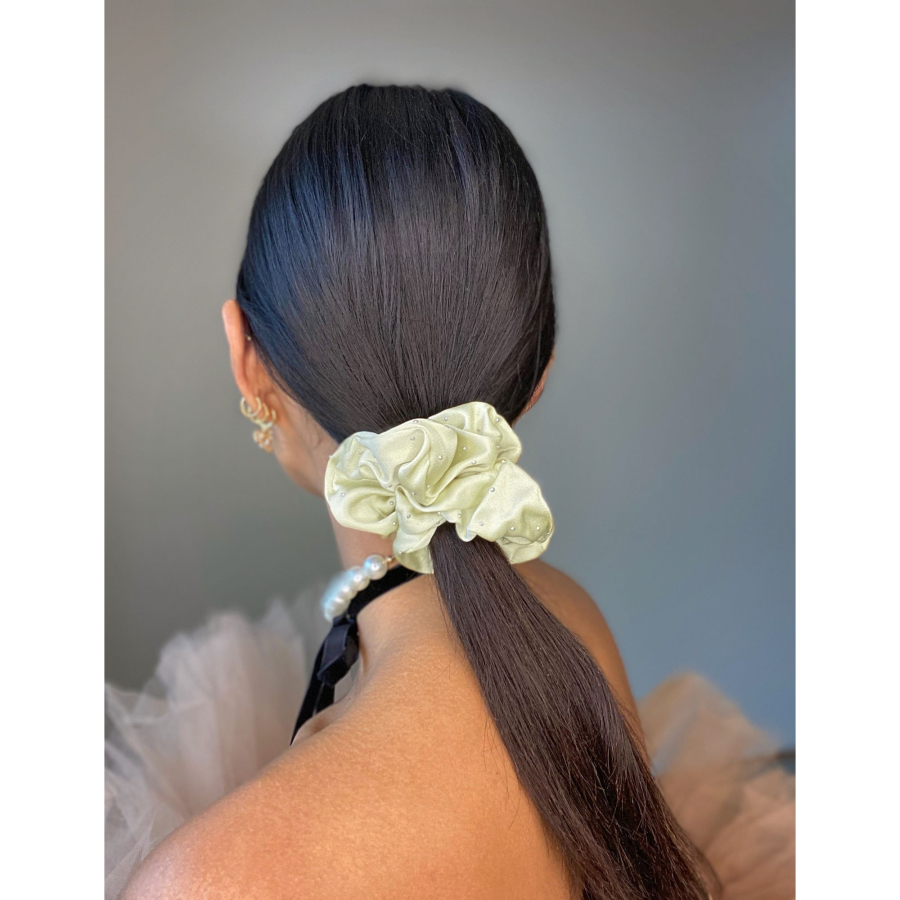 Dash Scrunchie i Lysegrøn fra le mosch