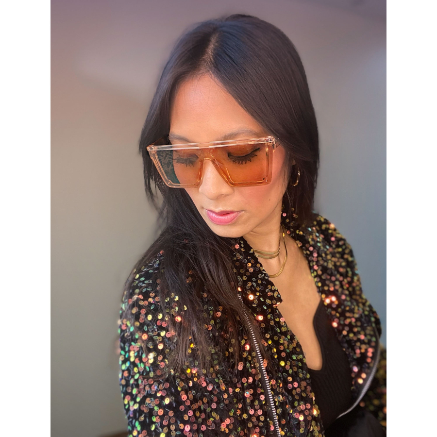 Lulu solbriller i Nude fra le mosch