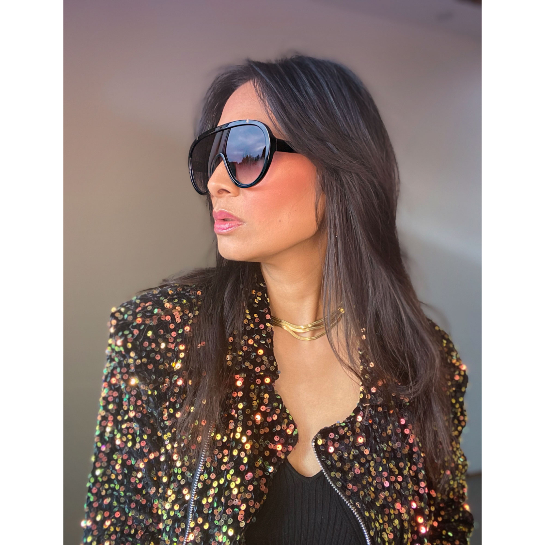 Fonda solbriller i Sort fra le mosch