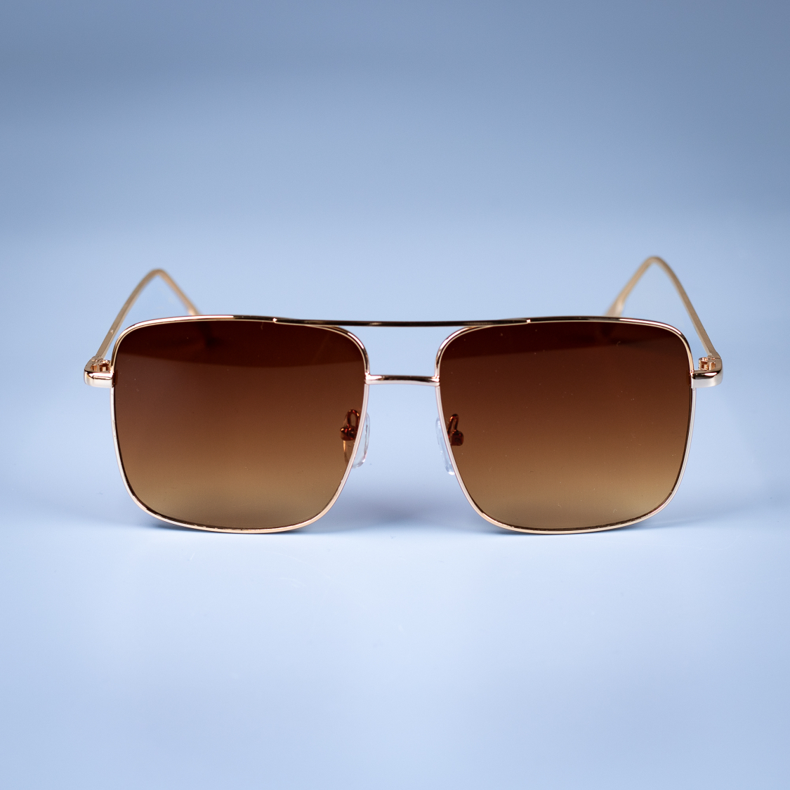 Eddie solbriller i Gylden og Brun fra le mosch