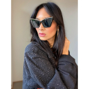 Helle Cat Eye solbriller I Sort fra le mosch