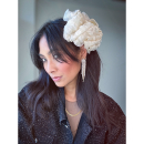 Franka Hårklemme i Creme fra le mosch