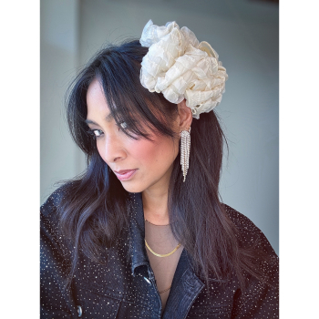 Franka Hårklemme i Creme fra le mosch Franka Hårklemme i Creme fra le mosch