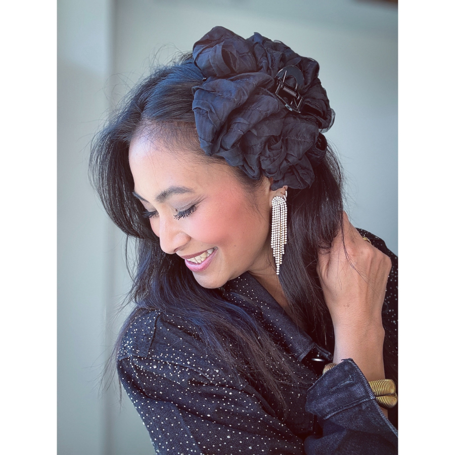 Franka Hårklemme i Sort fra le mosch