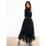 Tallulah Tyl Nederdel i Sort fra le mosch