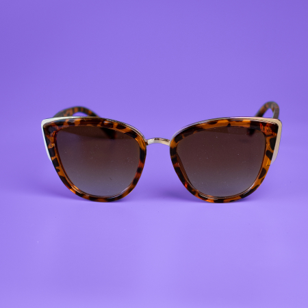 Heidi Cat Eye solbriller i Lys Turtle Fra le mosch