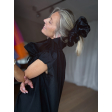 Organza Giga Scrunchie i Sort fra le mosch