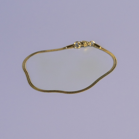 Ivalene armbånd i forgyldt 16 cm - 2 mm fra le mosch