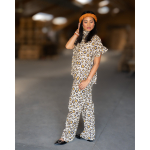 Lange bukser med leopardprint