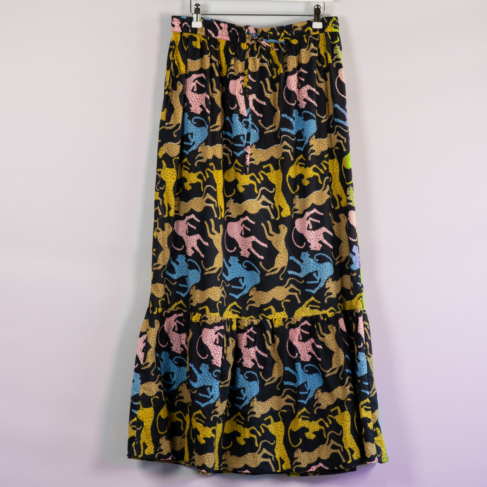 Nederdel med print af leoparder