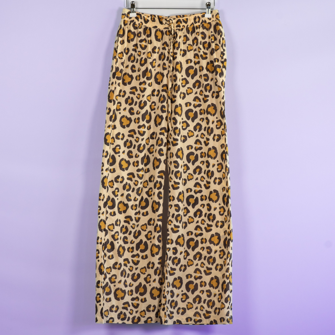 Lange bukser med leopardprint