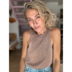 Iselin Metallic Top fra le mosch