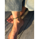 Ivalene armbånd og ankelkæde i forgyldt 20 - 23 cm fra le mosch