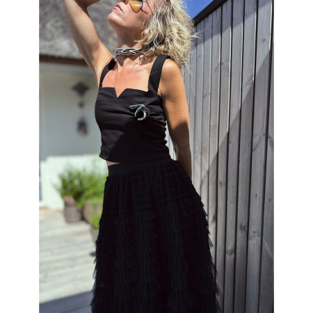 OK Emoji Broche i Forsølvet fra le mosch