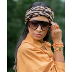 Amelia solbriller i Leo fra le mosch. store solbriller med stel i leopard