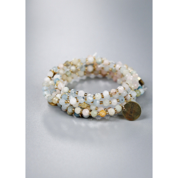 Jophiel armbånd i Amazonit sten fra le mosch