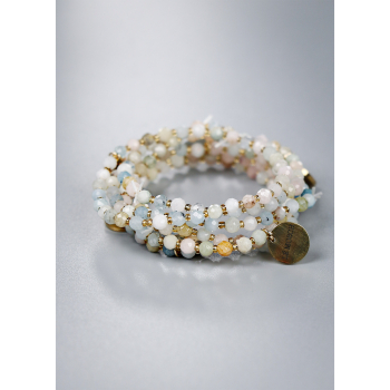 Jophiel armbånd i Amazonit sten fra le mosch