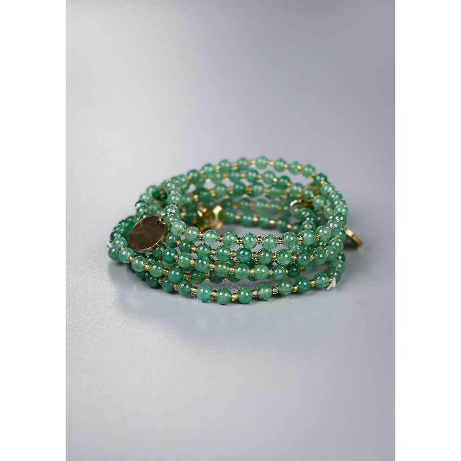 Jophiel armbånd i Grøn Aventurin fra le mosch