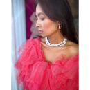 Palma perle halskæde med 4 rækker perler fra le mosch Palma perle halskæde med 4 rækker perler fra le mosch