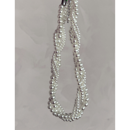 Palma perle halskæde med 4 rækker perler fra le mosch