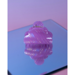 Mini Heaven hårklemme i Metallic Strib Lilla fra le mosch