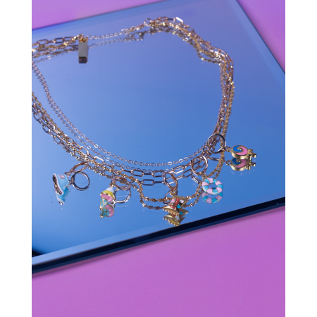 Aya Charm Suit fra le mosch. Denne charm kan også bruges som en ørering