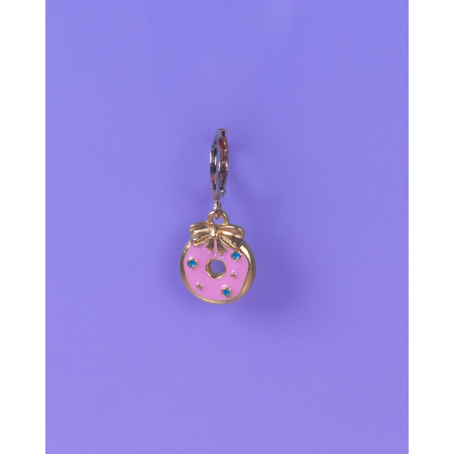 Aya Charm Rosa Cookie fra le mosch. Denne charm kan også bruges som en ørering