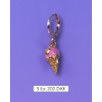 Aya Charm Rosa Is fra le mosch. Denne charm kan også bruges som en ørering