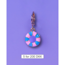 Aya Charm Rosa Badering fra le mosch. Denne charm kan også bruges som en ørering